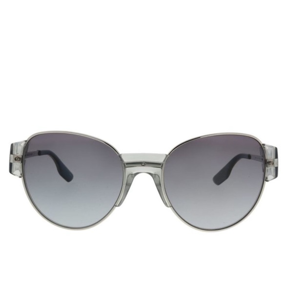 McQ Alexander McQueen MQ0001S-004 Clear Cateye Sunglasses - Picture 2 of 6
